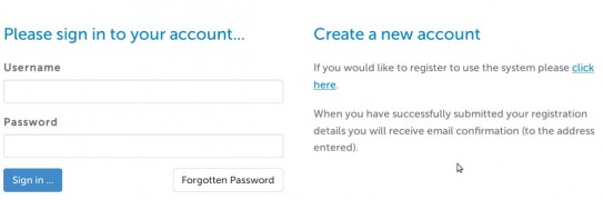 Create a new account